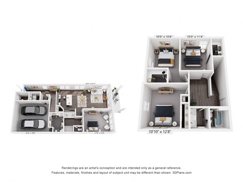 Caso Leander 3D Floor Plans - D2